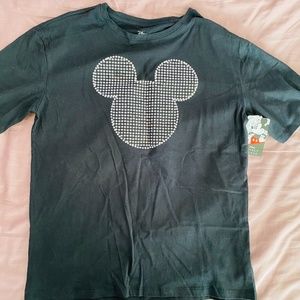 Disney - Mickey Mouse T-Shirt with Sparkly Silver Sequins - Brand New with Tags!